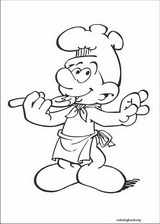 The Smurfs coloring page (003)