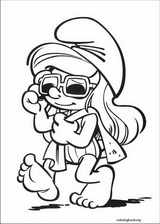 The Smurfs coloring page (005)