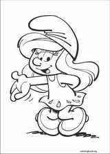 The Smurfs coloring page (009)