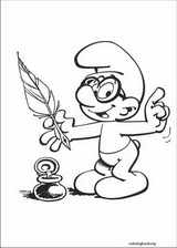 The Smurfs coloring page (011)