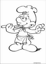 The Smurfs coloring page (012)