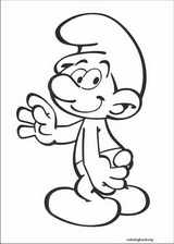 The Smurfs coloring page (024)