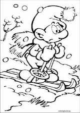 The Smurfs coloring page (028)