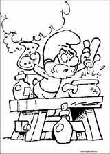 The Smurfs coloring page (030)