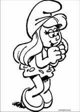 The Smurfs coloring page (035)