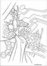 Thor coloring page (021)