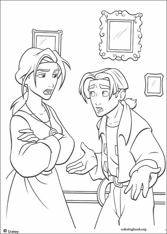 treasure planet coloring pages