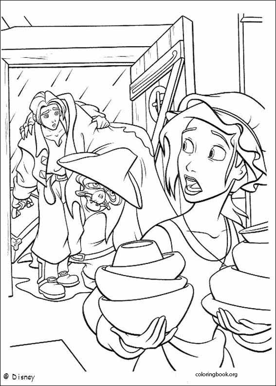 treasure planet coloring pages