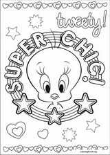 Tweety coloring page (004)