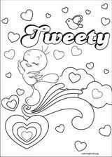 Tweety coloring page (027)