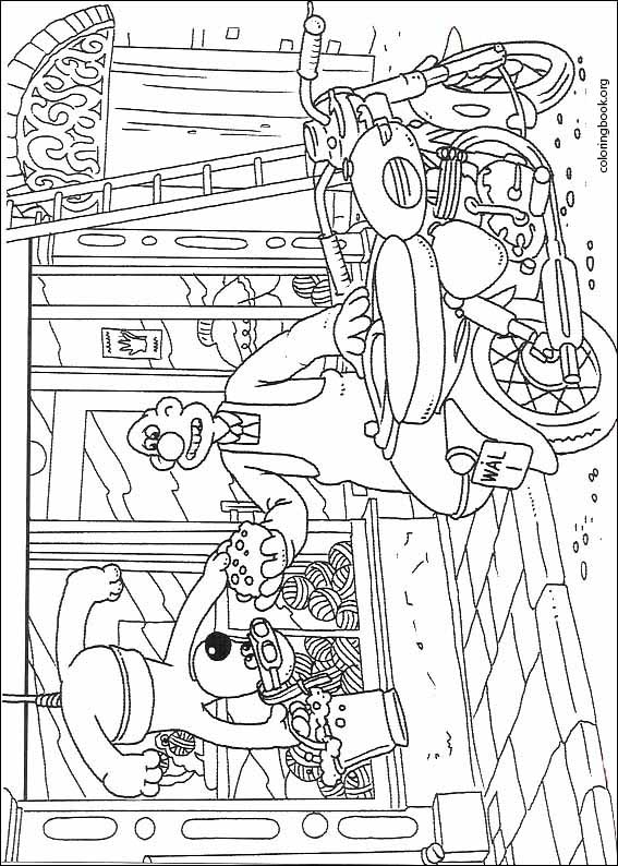 wallace gromit coloring pages