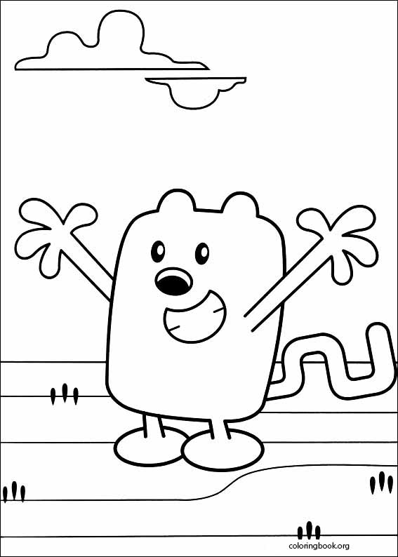 wow wow wubbzy coloring pages