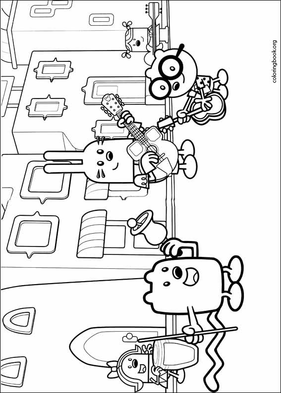 wubzzy coloring pages