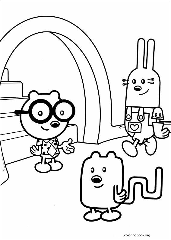 wubzzy coloring pages