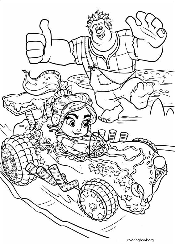 Wreck It Ralph Coloring Page 065 Coloringbook Org