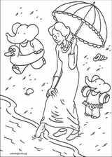 babar coloring pages