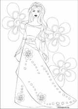 Barbie coloring page (001)