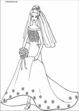 Barbie coloring page (006)