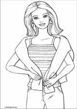 Barbie coloring page (029)