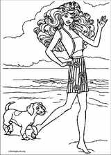 Barbie coloring page (054)