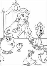 Beauty And The Beast coloring page (002)