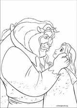 Beauty And The Beast coloring page (004)