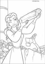 Beauty And The Beast coloring page (014)