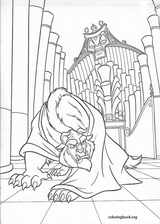 Beauty And The Beast coloring page (019)