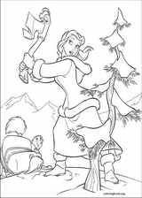 Beauty And The Beast coloring page (032)