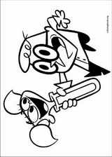 Dexter's Laboratory coloring page (011)