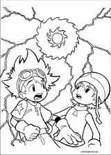 Digimon coloring page (001)