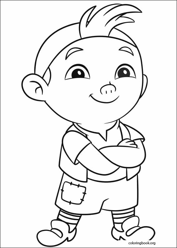 jake and the never land pirates coloring page