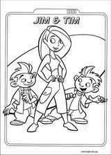 Kim Possible coloring page (002)