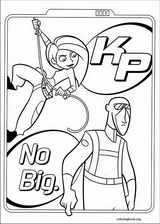 Kim Possible coloring page (005)