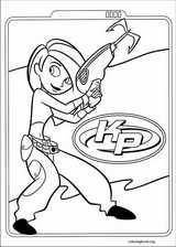 Kim Possible coloring page (009)