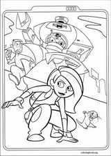 Kim Possible coloring page (017)