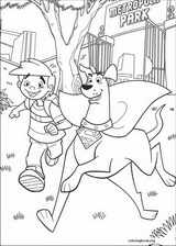 Krypto coloring page (001)