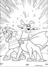 Krypto coloring page (004)