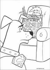 Krypto coloring page (029)