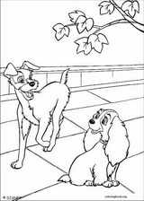 Lady And The Tramp coloring page (012)