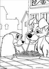 Lady And The Tramp coloring page (013)