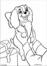 Lady And The Tramp coloring page (019)