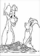 Lady And The Tramp coloring page (028)