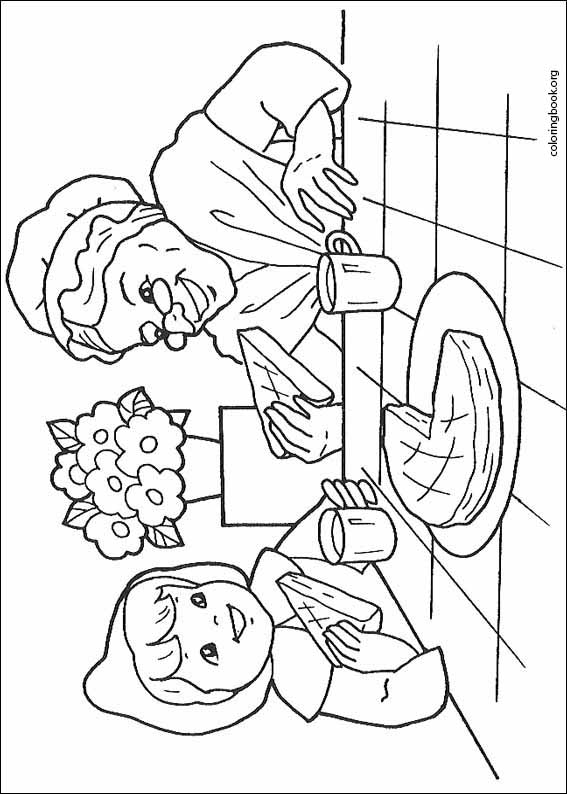 Little Red Riding Hood Coloring Page