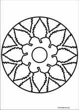 Mandalas coloring page (001)