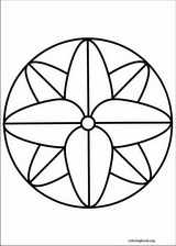 Mandalas coloring page (024)