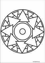 Mandalas coloring page (026)