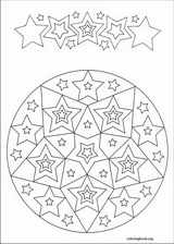 Mandalas coloring page (054)