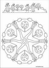 Mandalas coloring page (055)