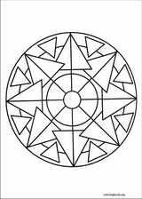 Mandalas coloring page (068)